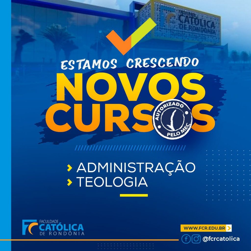 Novos cursos na área Teológica credenciados pelo MEC 