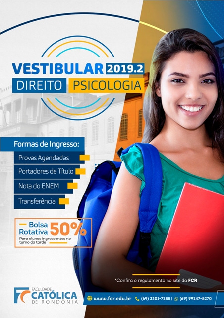 Faculdade Católica anuncia Vestibular Agendado para os cursos de Direito e Psicologia