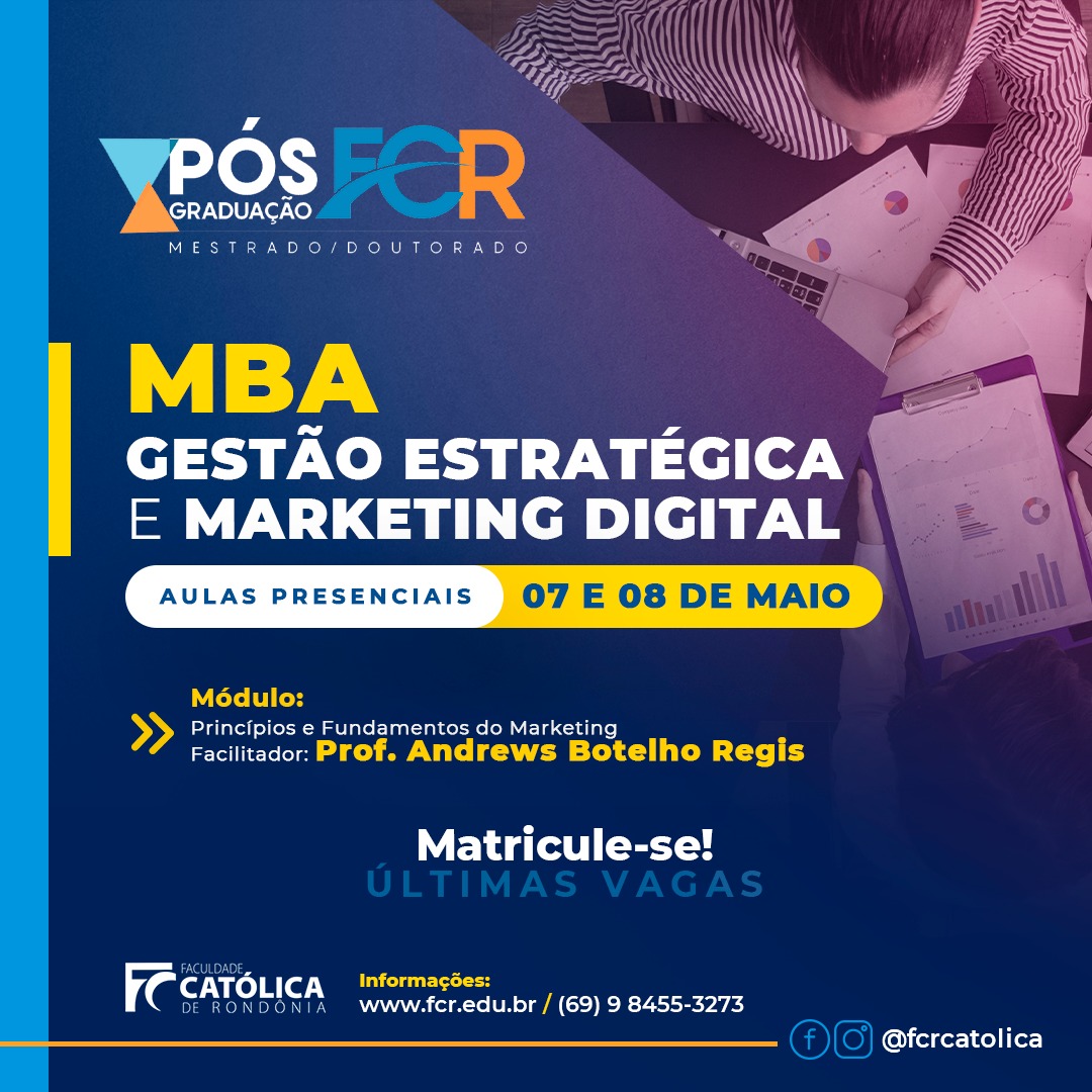 Pós-Graduação em Gestão Estratégica e Marketing Digital começa com ...